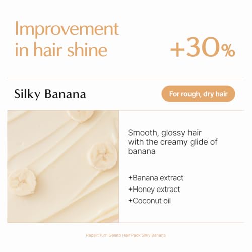 lilyeve Silky Banana Hair Mask - Protein Treatment for Damaged Hair