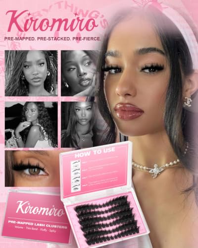 Kiromiro Volume Lash Clusters 10-20mm Pre-Mapped Cat Eye
