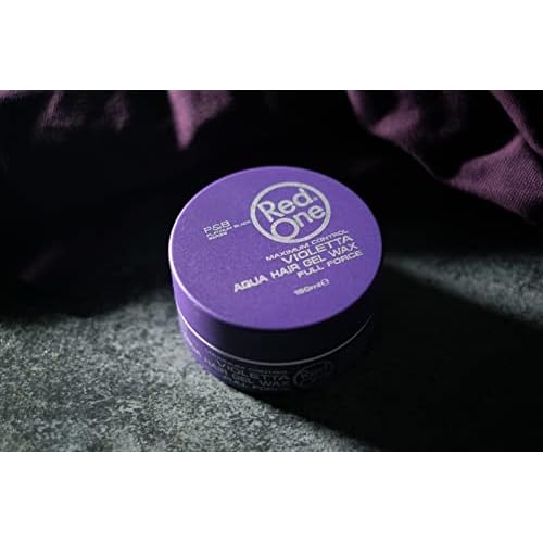 RedOne Aqua Hair Wax Maximum Hold Full Force Hair Gel, 150ml (6 pack) VIOLET