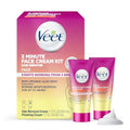 Veet 3 Min Facial Hair Removal Cream Kit for Women - 3.4 Fl Oz, Pack of 1