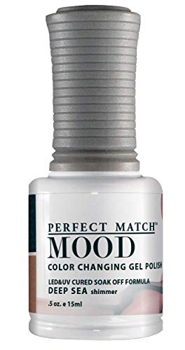 LeChat Perfect Match Mood Gel Polish, Deep Sea, 0.500 Ounce (MPMG25)