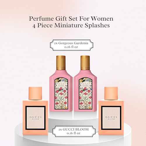 Gucci Perfume for Women Variety Fragrance Travel Splash Gift Set