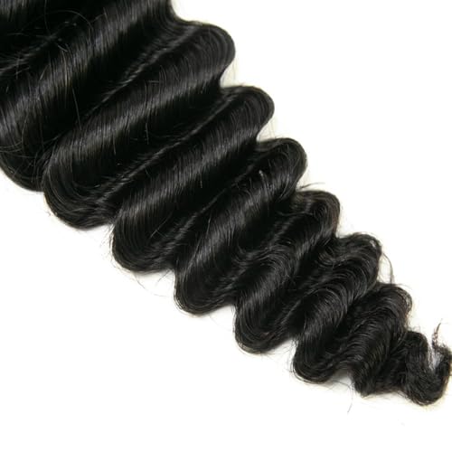 Deep Wave Crochet Hair 100% Human Hair 16" 100 Strands