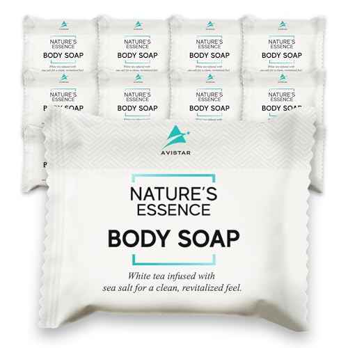 Bar Soap Bulk Individually Wrapped – 60 Pack 0.5 oz Mini Hotel Soap Bars Bulk – Travel Size Essential Toiletries for Hosts and Guests, Hotel, Hospitality, Shelters & Bathroom Amenities