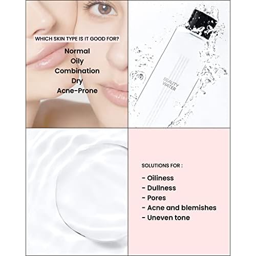SON&PARK Beauty Water 2 Pack Set 340ml (11.49 fl. oz) | Rose Water Toner with Witch Hazel | Acne Treatment for Acne Prone Skin | Hydrating Exfoliating Daily Facial Cleanser | Korean Skin Care for Face
