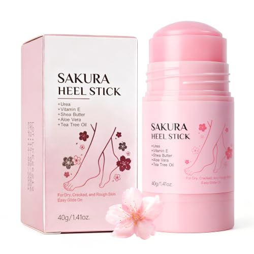 KOSRA Japan Sakura Foot Heel Stick Moisturizer for Dry Cracked Skin 40g