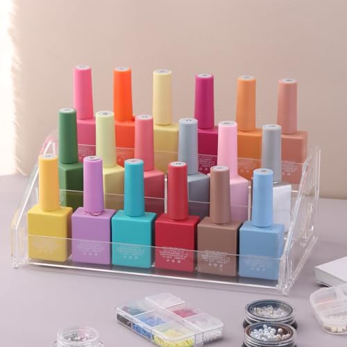 3-Tier Acrylic Nail Polish Organizer Stand