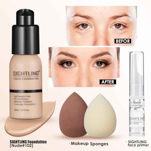 All In One Makeup Kit, Travel Makeup Kit, Makeup Gift Set, Makeup Kit for Women Full Kit, Makeup Bundle Includes Foundation Eyeshadow Palette Lipstick Eyeliner Mascara Contour Stick Cosmetic Brush Set