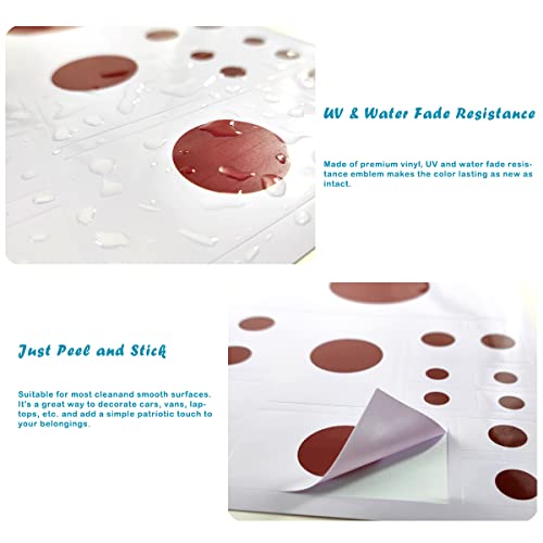 Japan Flag Sticker 11.7x8.3 Decal, 3 Pack (45 pcs)