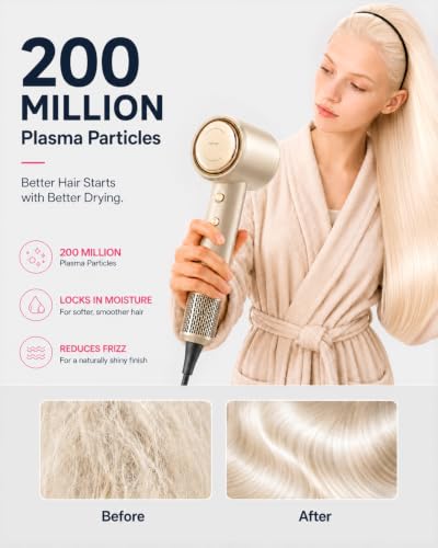 TIDEWAY H11 Ionic Hair Dryer 1500W – Fast Drying, Lightweight Travel