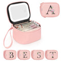 Personalized LED Makeup Bag with Mirror & Wrist Strap