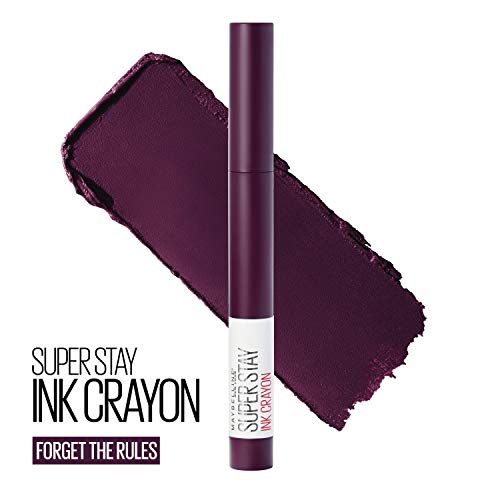 Maybelline SuperStay Ink Crayon Matte Lipstick, Forget The Rules