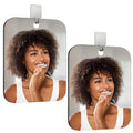 Fogless Shower Mirror 10x8 Anti-Fog Shaving Mirror with Hooks