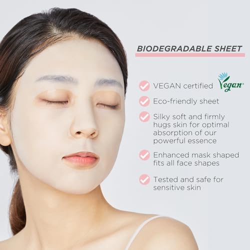 Mediheal Official Best Korean Sheet Mask - Collagen Essential Face Mask 4 Sheets Lifting and Firming For All Skin Types