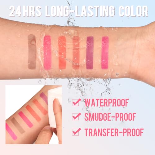 Vevivia Beauty Peel Off Lip Stain - Waterproof, Transfer-Proof, Nude Pink