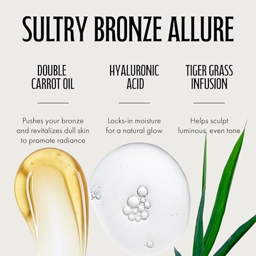 Brown Sugar Double Dark Sexy Side Tanning Lotion, 400X Wildbronzer with Jamaican Black Castor Oil, Double Carrot Oil, Hyaluronic Acid & Peptides, 7.5 Fl Oz