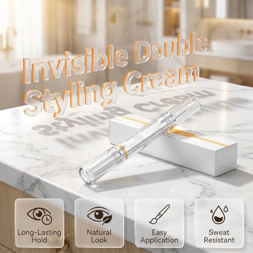 Invisible Double Eyelid Shaping Cream with Y-Shaped Fork