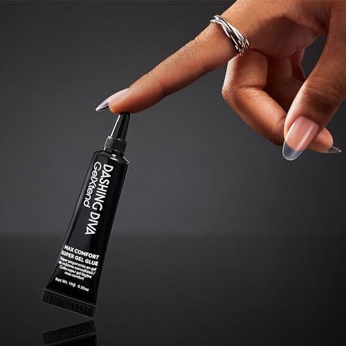 Dashing Diva Super Gel Glue - GelXtend Nail Glue for Nail Tips - Superior Adhesion, No Primer Needed - 5g