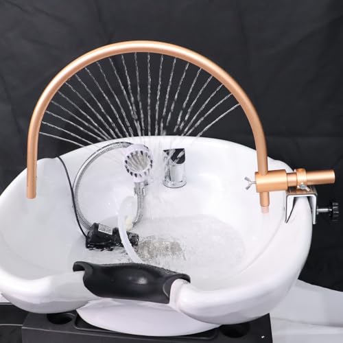 Portable Head Spa Water Frame with Pump for Shampoo Sink, Salon Shower Equipment