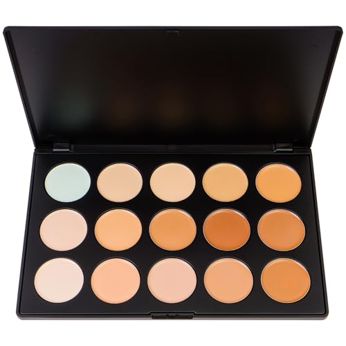 SHANY CONTOUR CAMO Professional Cream Foundation Color Palette,Foundation Primer,Camouflage Concealer Makeup Palette - Contour Camo