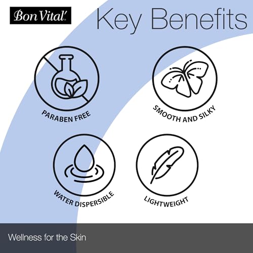 Bon Vital' Multi-Purpose Massage Cr?me, Professional Massage Cream with Aloe Vera to Relax Sore Muscles, Increase Circulation & Repair Dry Skin, Full Body Massage Moisturizer Cream, 1/2 Gallon Jar