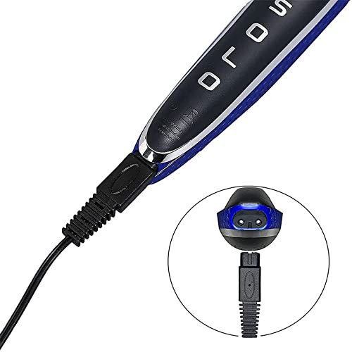 2 Pack Shaver Charger USB Cord for Microtouch Solo Electric Shaver Solo Trimmer Charging Cable 31.5 in with 4 Cleaning Brush