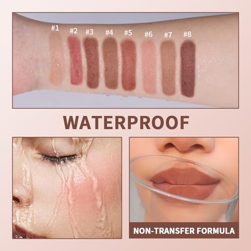 Matte Lip & Cheek Tint Stick - Transfer Proof, Long Lasting