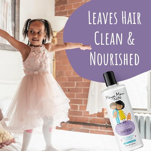 Kids Hair Care Set with Shampoo, Conditioner, Detangler & Styling Gel - Coconut Lime Twist, 52 fl oz