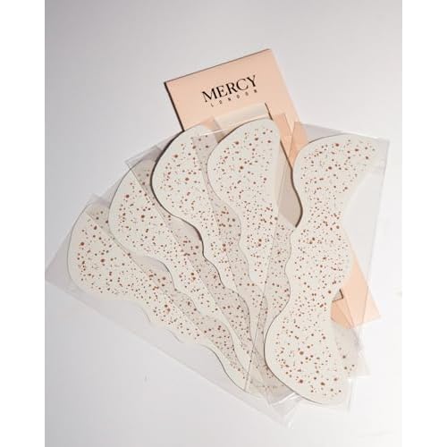 MERCY LONDON Brown Freckle Tattoos ? 5 Pieces Natural & Long-Lasting Faux Freckles, Easy to Apply & Remove, Waterproof, Smudge-Proof Beauty Accessory, Brown Freckle Makeup