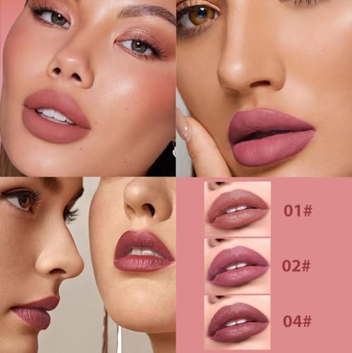 Matte Lipstick Crayon Set – Waterproof Long Lasting 6 Colors