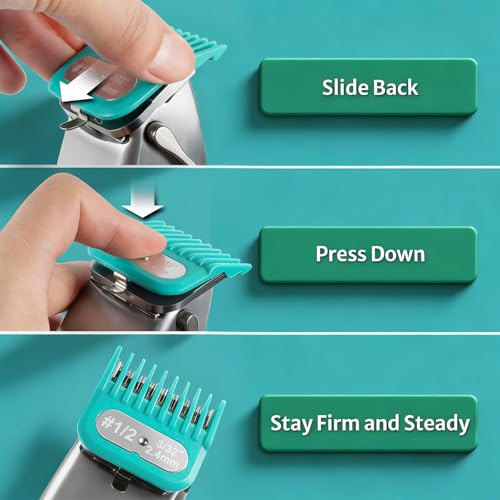 LAVEST Clipper Guards Set for Andis & Oster Clippers, Sizes #0-#8