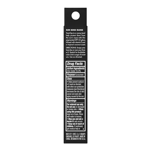 e.l.f. Sun Boss Gloss SPF 25 Tinted Lip Gloss