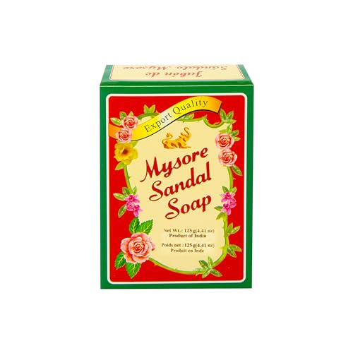 Mysore Sandal Soap 4.41 oz (125 Grams) Box, (Pack of 5)