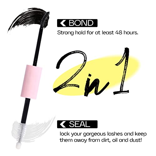 Lash Bond and Seal 2 in 1 Waterproof Glue for Cluster Lashes