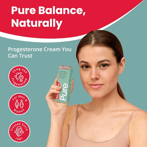 Karuna Progesterone Pure 2OZ | Hypoallergenic USP Progesterone from Wild Yam Root Extract, Organic Jojoba Oil and Aloe Leaf Extract Organic Shea Butter Vitamin E