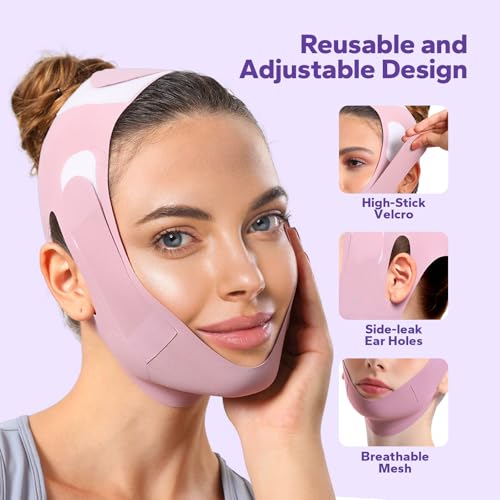 V-Line Chinstrap for Sleeping - Reusable Face Lifting Mask