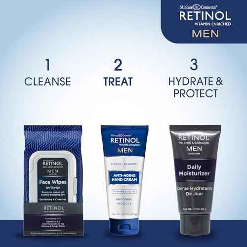 Retinol Anti-Aging Hand Cream ? The Original Retinol Brand For Younger Looking Hands ?Rich, Velvety Hand Cream Conditions & Protects Skin, Nails & Cuticles (Men's)