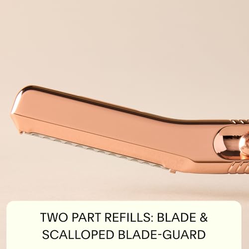 Leaf Dermaplaner - All-Metal Reusable Exfoliating Razor for Women