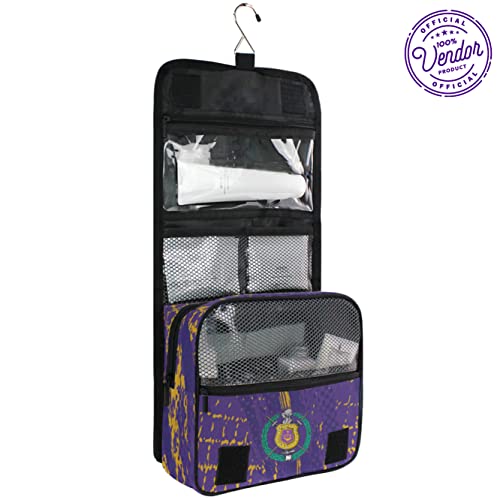 Omega Psi Phi Fraternity Paraphernalia - Toiletry Travel Bag Organizer - Collection - Official Vendor
