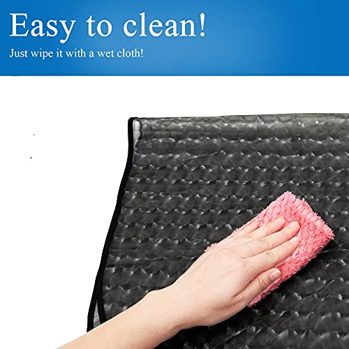 Black Waterproof Hair Dye Cape for Salon & Home Use - Hair Coloring & Styling Cover