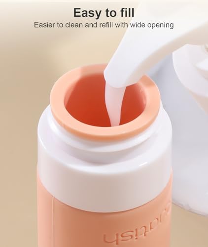 Quatish Pink Travel Bottles for Toiletries, Leakproof 3 oz Containers, Refillable & TSA Approved