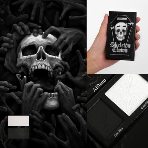 Black & White Makeup Palette - Goth Halloween Eyeshadow