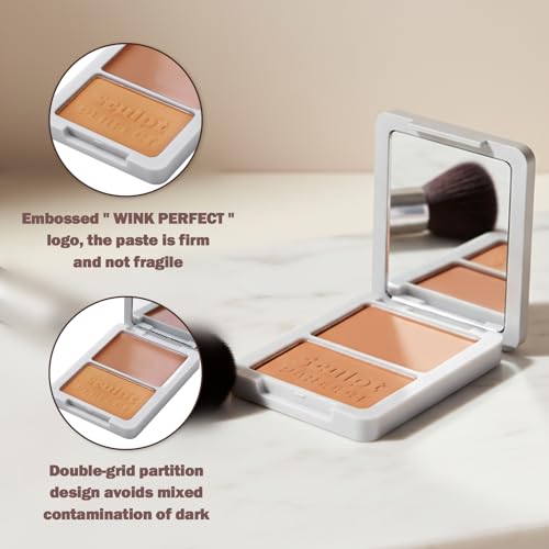 Sculpt Perfect Contour Bronzer Duo Palette ? Matte Bronze Powder ? Natural Sculpting & Warmth (01 SOFT SANDSTONE, Cream Contour: 0.09 oz / 2.5 g Powder Bronzer: 0.10 oz / 3.0 g)