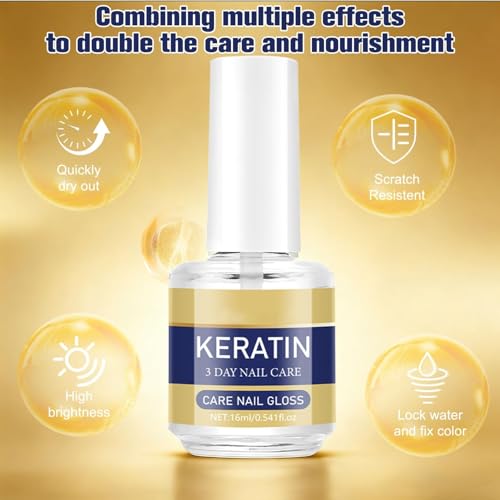 Keratin Nail Strengthening Oil - 2 Pcs Set