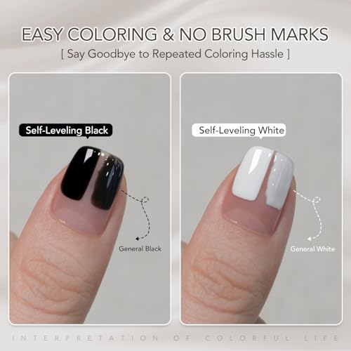 GAOY Sky Blue Gel Nail Polish 16ml Self-Leveling Soak Off UV Cure for Manicure