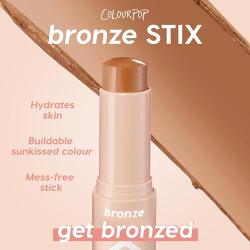 ColourPop Cream Bronzer Stick - Moonstone Beach, Buildable Matte Sun-Kissed Makeup