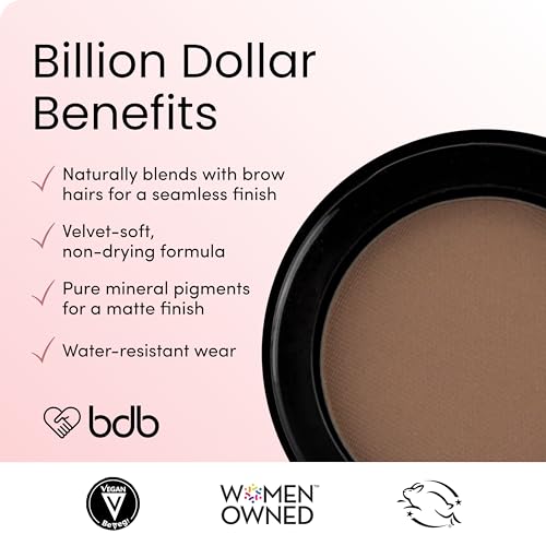 Billion Dollar Brows Eyebrow Powder Taupe - Velvet Smooth