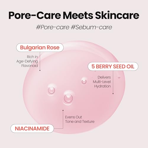 MAXCLINIC Rose Vitamin Oil-to-Foam Cleanser | Blackhead & Pore Care