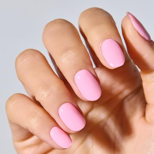 ohora Semi Cured Gel Nail Strips Strawberry Milk Pink