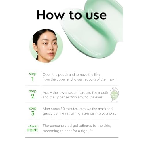 bewants Cica Collagen Hydrogel Jelly Mask with Centella Asiatica, Aloe Vera, Cucumber Extract ? Moisturizing Face Sheet for Soothing, Firming, and Radiance (4 Packs)
